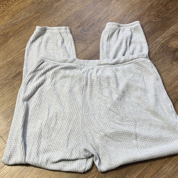 Women's Light Blue Jogger Pajama Pants - Picture 4 of 4